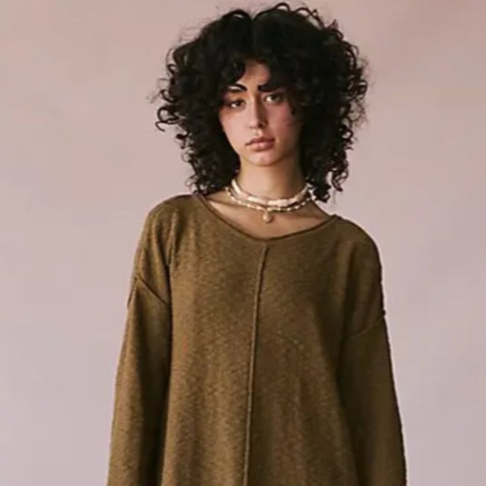 Free People Bri Sweater Maxi Dress - M